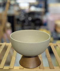 Round Ceramic Serving Bowl