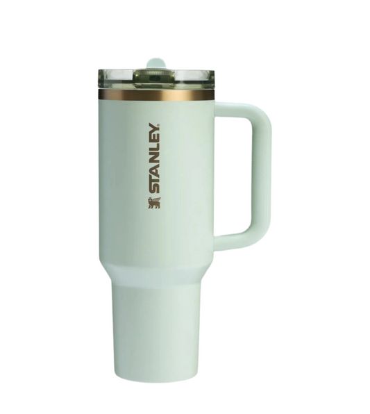 The Quencher Protour Flip STRAW Tumbler | 40 Oz Gilded Celadon