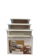 Stainless Steel 3Pcs Storage Set