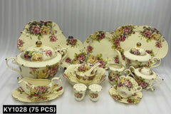 Royal Albart 75 Pcs Dinner Set