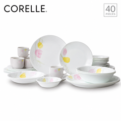 Corelle Essential Series 40-piece Dinner Set - Elegance (6-Persons)