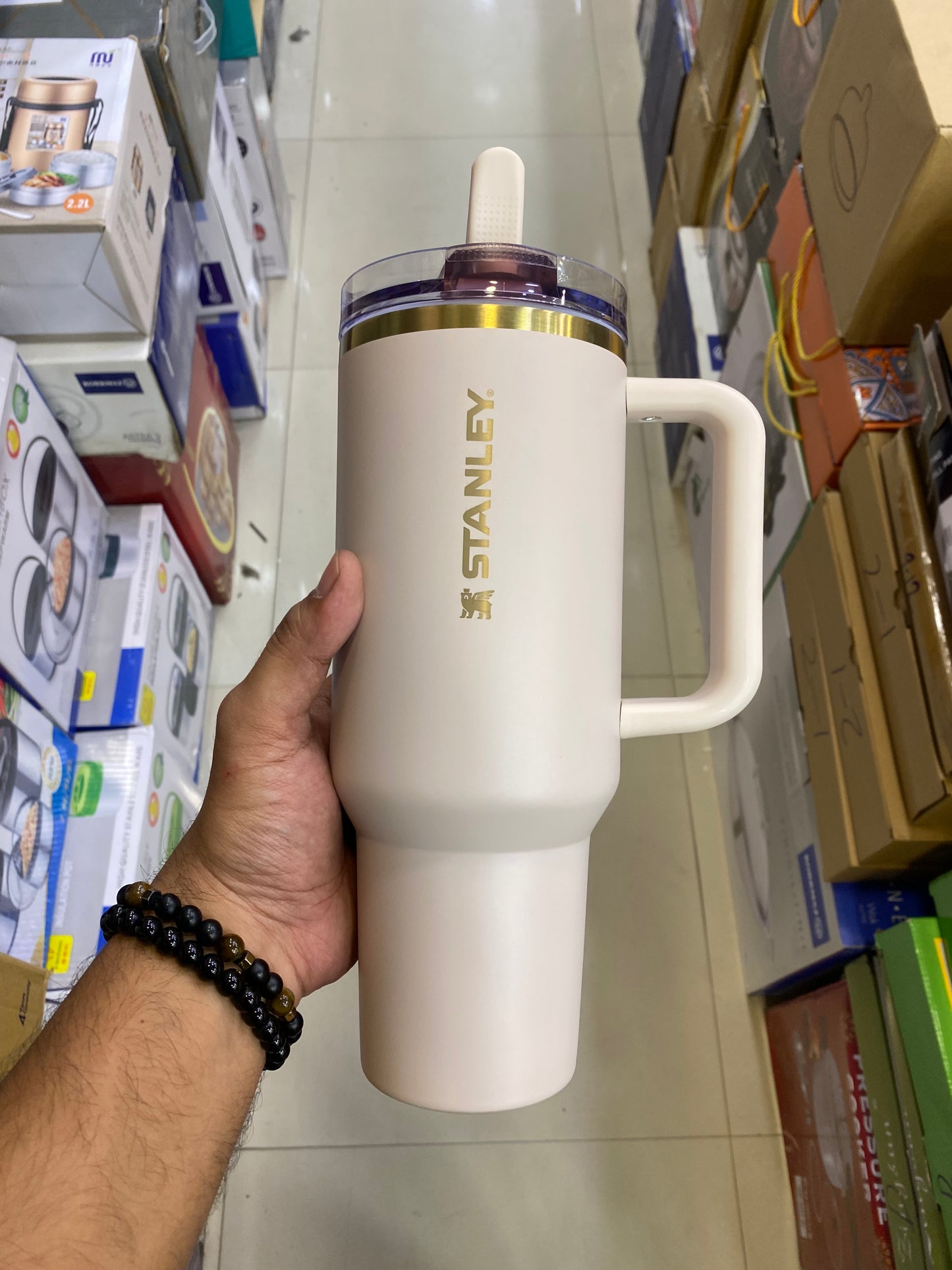 The Quencher Protour Flip STRAW Tumbler | 40 Oz Rose Quartz