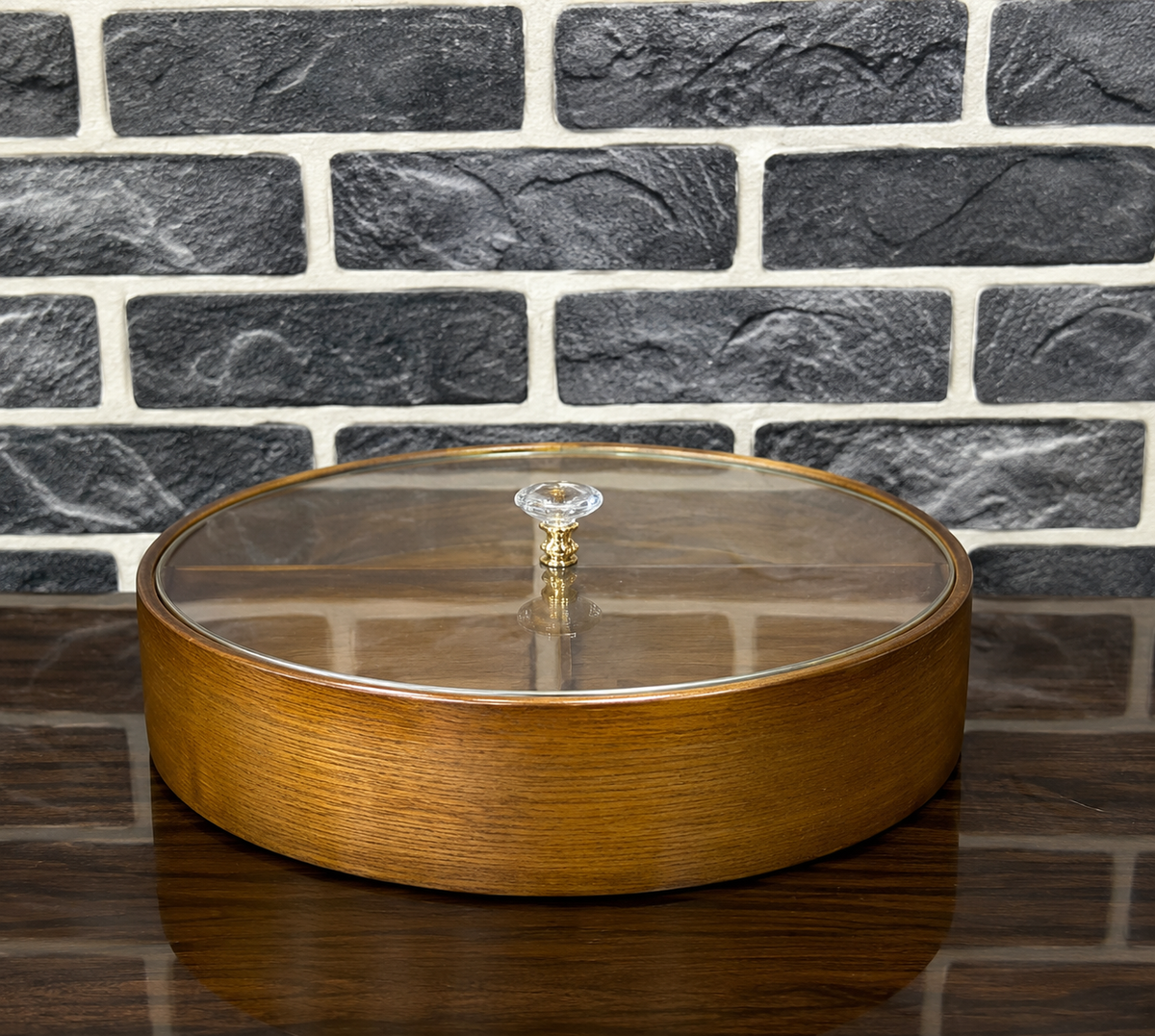 Dry Fruit Box With Glass Lid