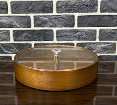 Dry Fruit Box With Glass Lid