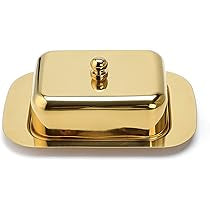 Golden Butter Dish