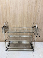 3-Tier Steel Dish Rack