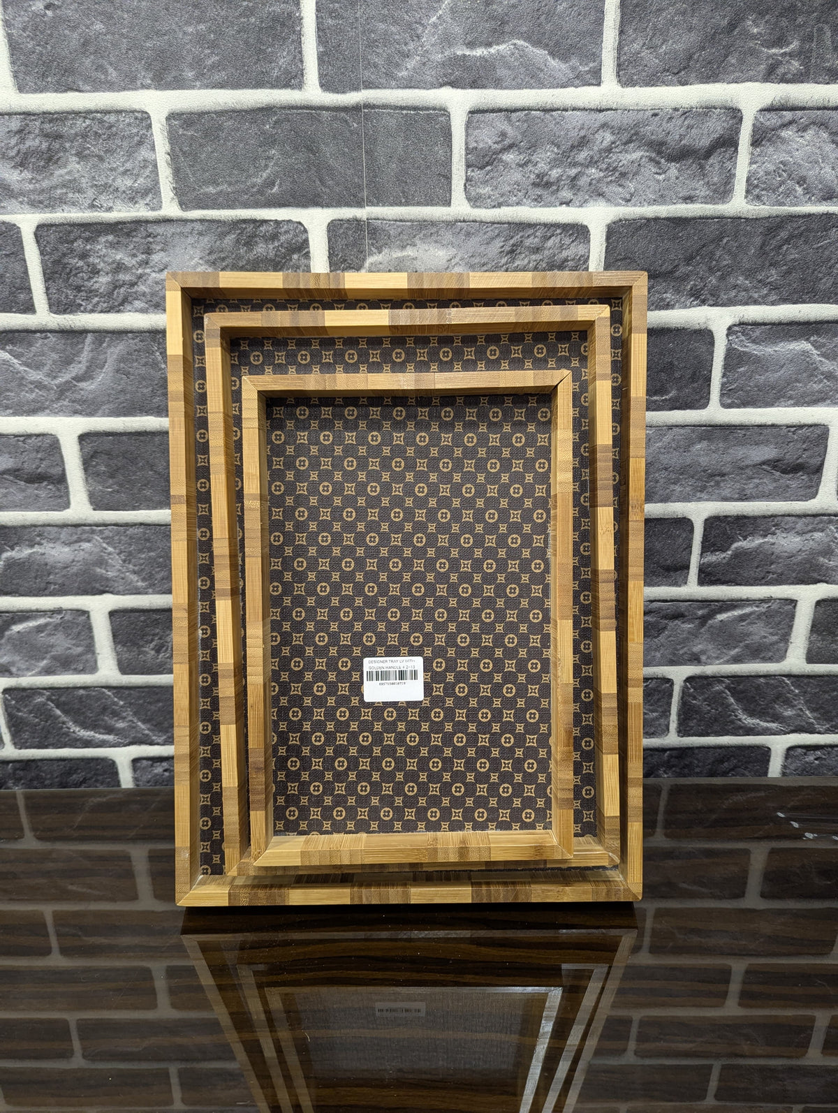 New Bamboo Trays Set
