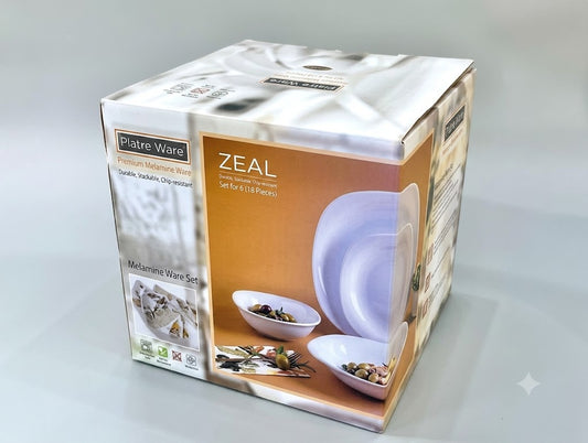 Danny Home (24Pcs) White Dinner Set