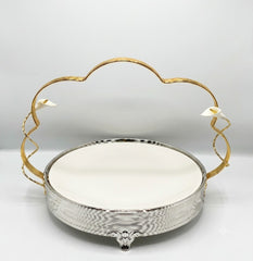 Silver Platter With Handle