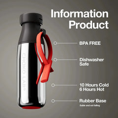 Chako Lab 520ml Insulated Water Bottle Leakproof with Carry Strap