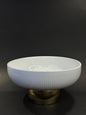 Ceramic Golden Footed
Fruit Bowl - 10 Inch