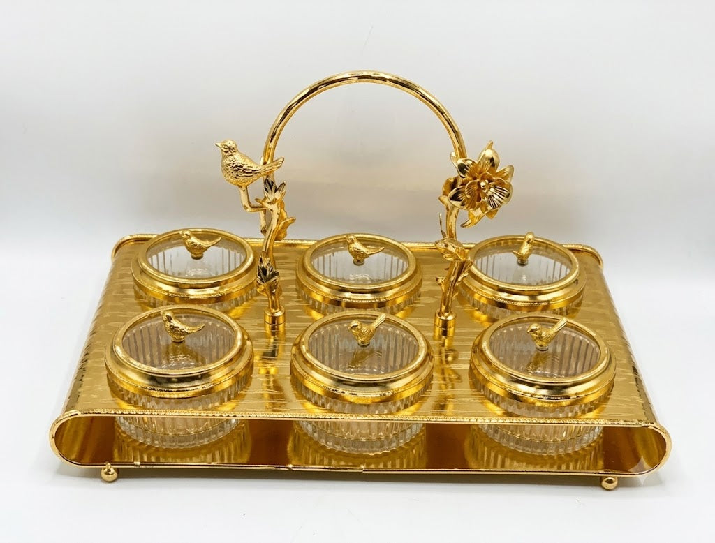 6-Partition Dry Fruit Tray