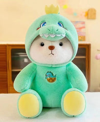 Green Plush Teddy Bear