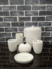 Fiber 6 Pcs Bathroom Set