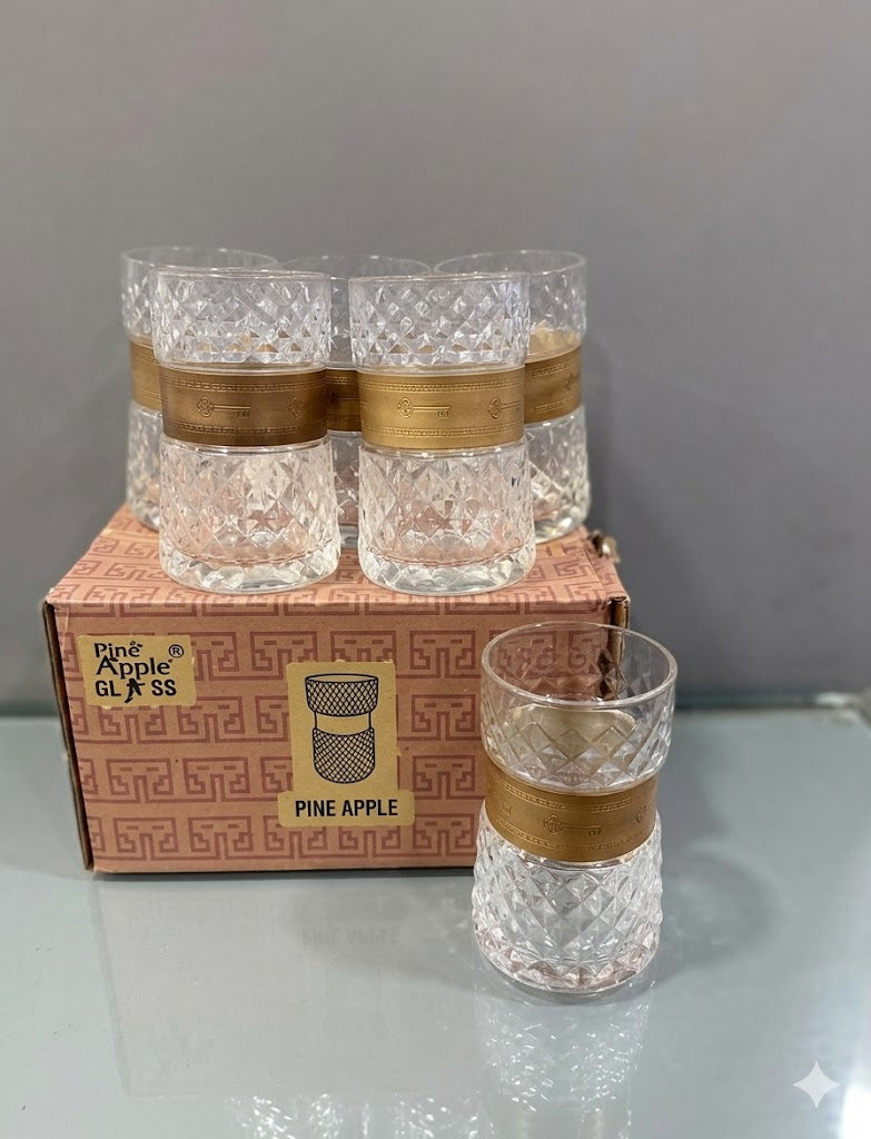 Checker 6Pcs GlassSet