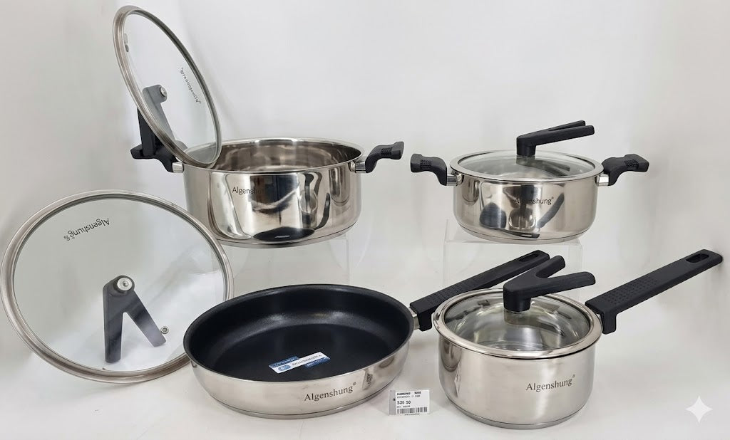 Cook-S SS W/G-Lid (V-Knobe)