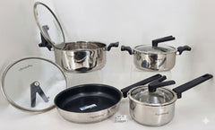 Cook-S SS W/G-Lid (V-Knobe)