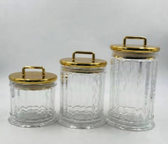 Acrylic 3 Pcs Jar Set