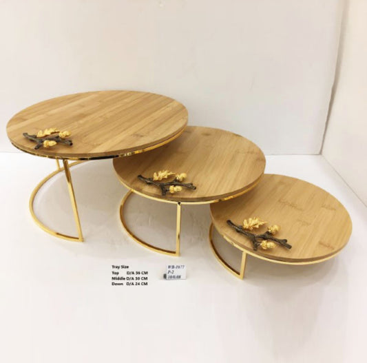 3 Pcs W-Plater Set Round Shape