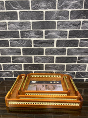 New Bamboo Trays Set