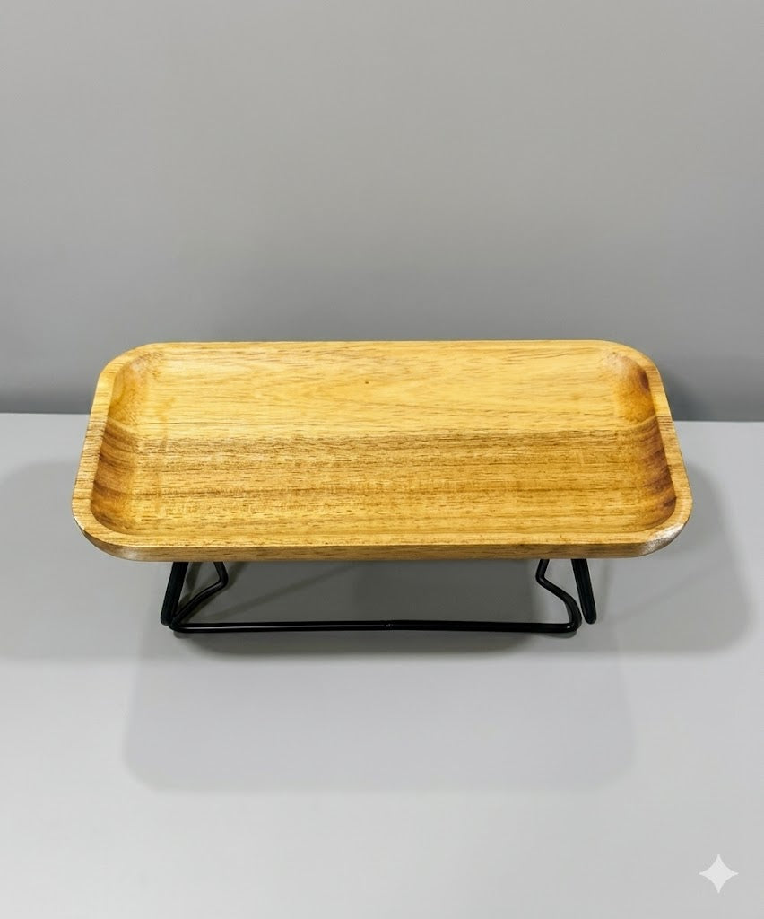 Acacia Wood Rect Tray