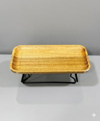 Acacia Wood Rect Tray