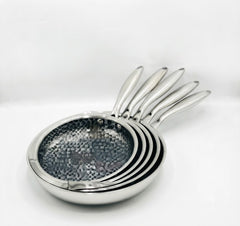 Stainless Steel Laser Coating Fry Pan