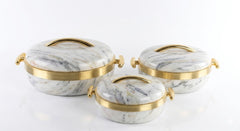 3Pcs HotPot Set Marble
