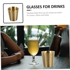 Golden Hammered Glass