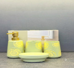 Brilliant 4Pcs Bathroom Set Green