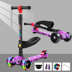 3-Wheeled Foldable Kids Scooter