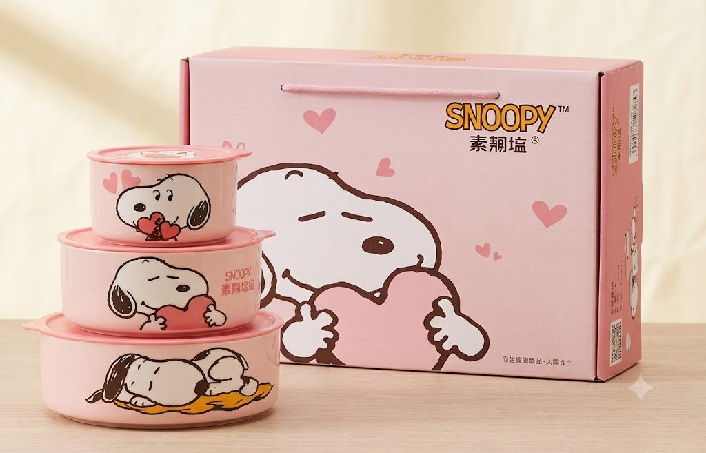 Cartoon Character Jar Set
