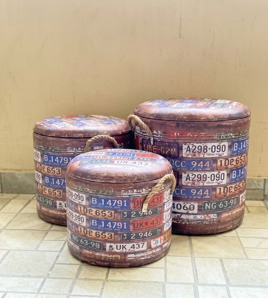 Storage Box + Stool 3Pcs