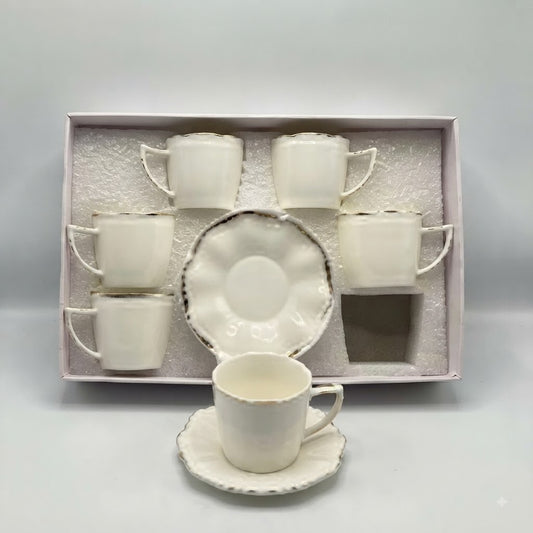 12Pcs Cup Saucers Set