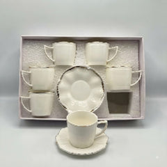 12Pcs Cup Saucers Set