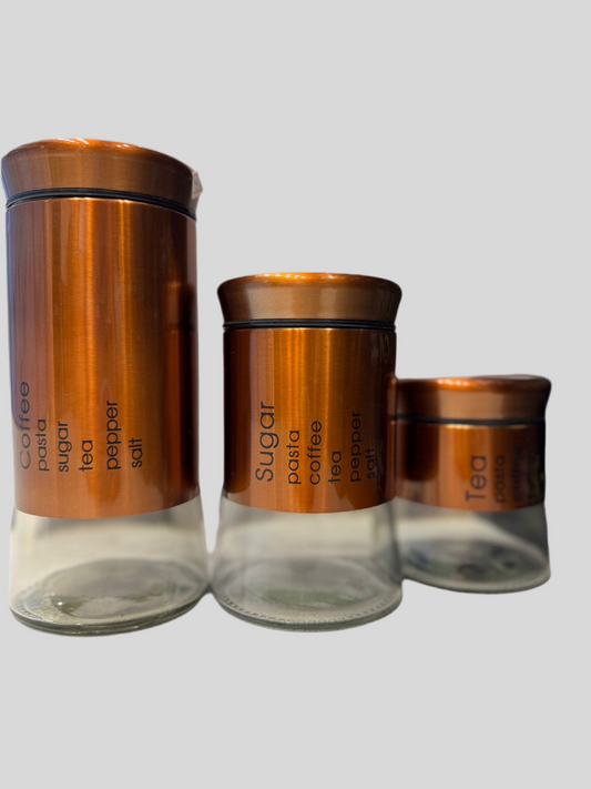 Set Of 3 Canisters
