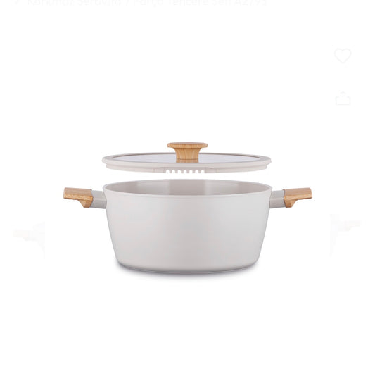 Korkmaz Seravita 7 Piece Cookware Set A2793