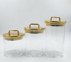 Acrylic 3 Pcs Jar Set