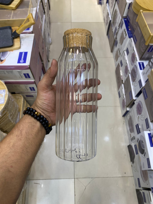 Glass Lining Cork Bottle 1000ml