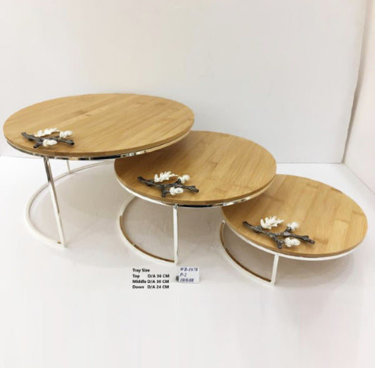 3 Pcs W-Plater Set Round Shape