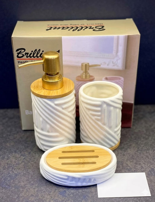 Brilliant 3Pcs Bathroom Set RD