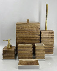 Fiber 6 Pcs Bathroom Set