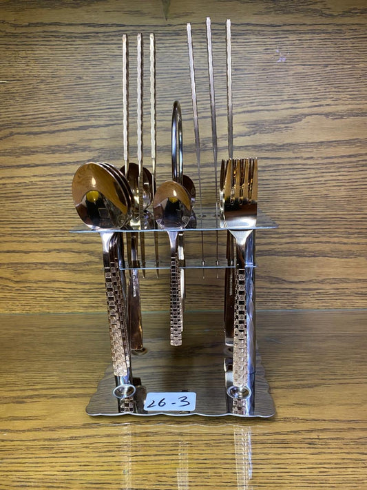 24 Pcs New Cutlery Set Arrived