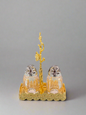 2 Pcs Salt And Pepper Golden