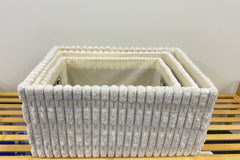 Woven Rope Storage Box 3 Pcs Set