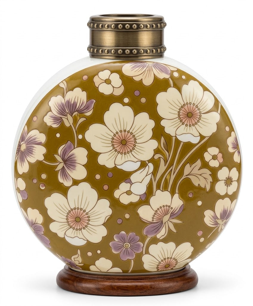 Vase-Candy Jar 12c