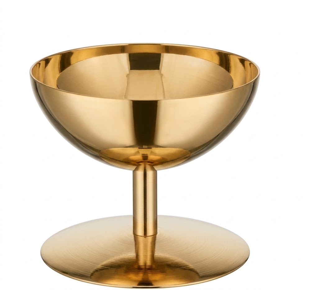Golden Footed Icecream Cup