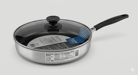 SS Fry Pan With G-Lid