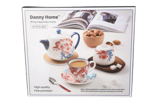 Porcelain Tea Set 16pcs Danny home