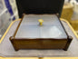 4 Partition Dry fruit Tray Square Brown